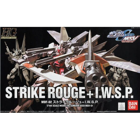 HG 1/144 SEED MSV #01 MBF-02 Strike Rouge + IWSP #5059142 by Bandai