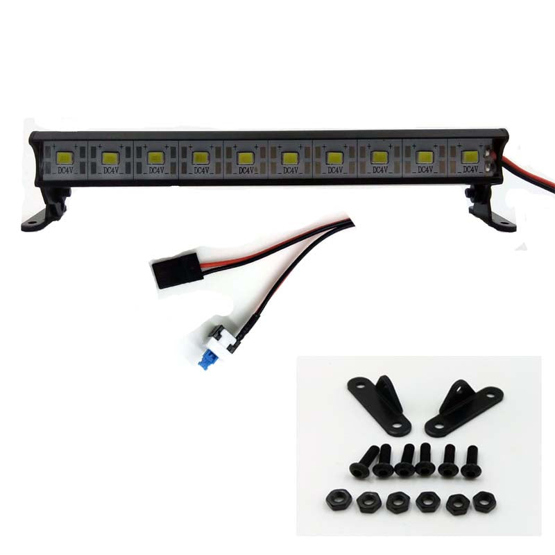 1/10 Aluminum Light Bar - 10 LEDs - Black