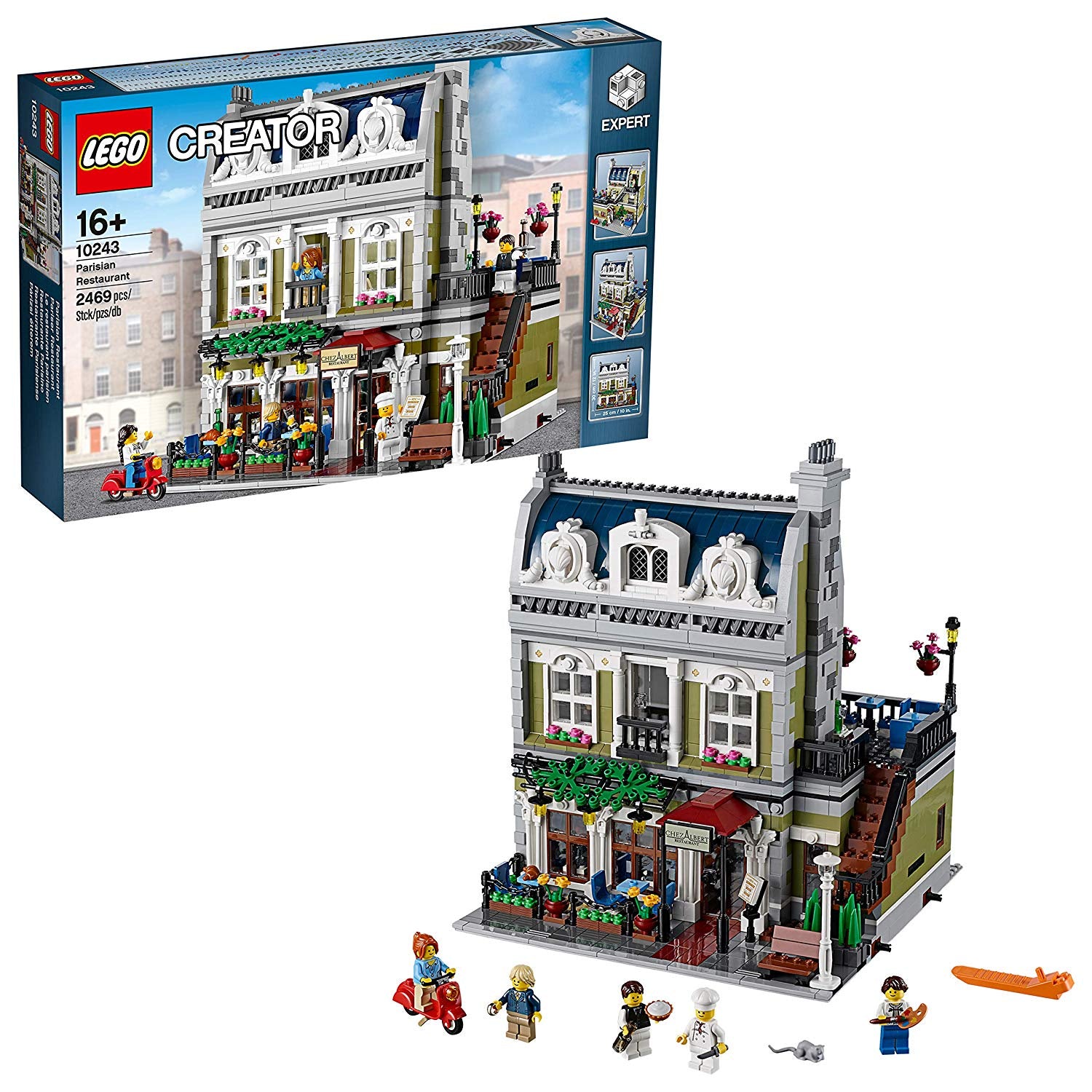 Lego Creator Expert: Parisian Restaurant 10243 (Sealed, rough box with shelfwear and small hole)
