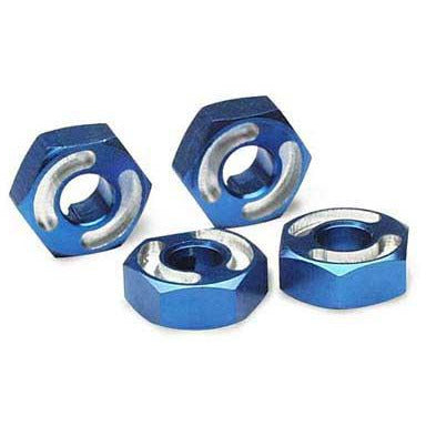 TRA4954X Traxxas Aluminum Hex Wheel Hubs w/2.5x12mm Axle Pins (Blue) (2)