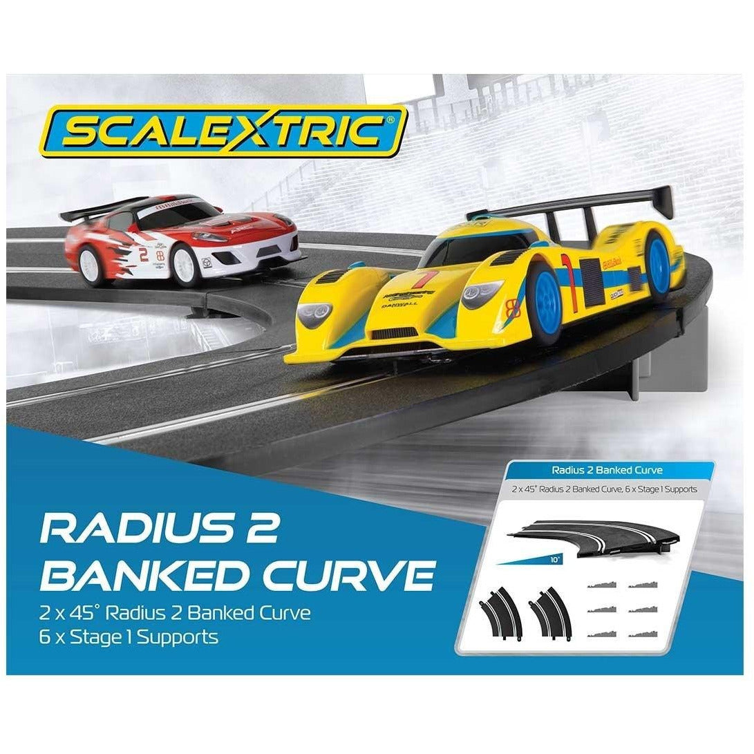 Scalextric Radius 2 Banked Curve #C8296