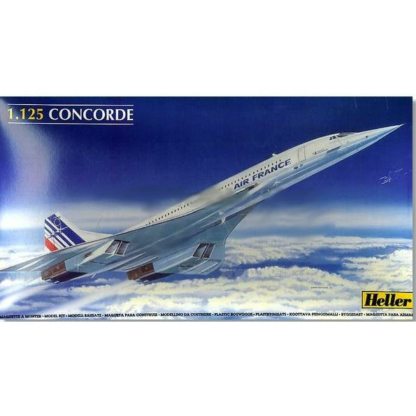 Concorde Air France 1/125 Scale by Heller