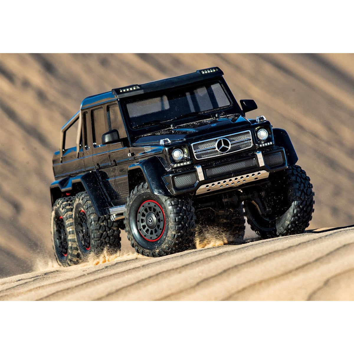 Traxxas TRX-6 1/10 6x6 Trail Crawler w/Mercedes-Benz G 63 AMG Clipless Body (Black) w/TQi 2.4GHz Radio - TRA88296-4 Assorted Colours
