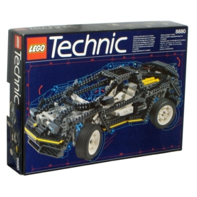 Lego Technic: Super Car 8880 (Box is sealed and intact. Has shelf wear, especially on corners)