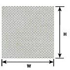 Plastruct N Scale Thread Plate Sheet PLA91702