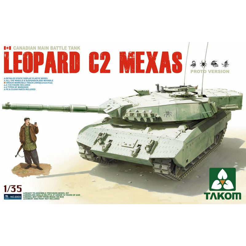 Canadian MBT Leopard C2 Mexas 1/35 #2003 by Takom