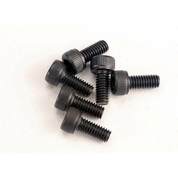 TRA3215 2.5x6mm Cap-Head Machine Hex Screws (6)