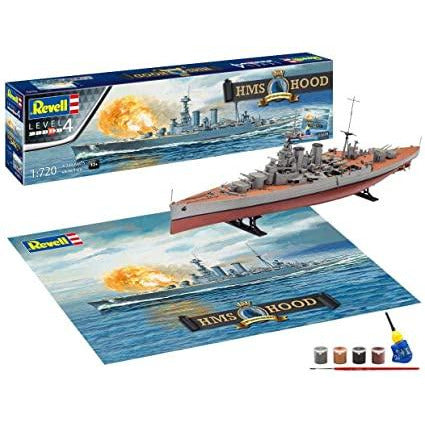 HMS Hood 100 years 1/720 Model Ship Kit #5693 by Revell