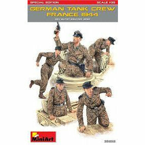 German Tank Crew France 1944 #35252 1/35 Figure Kit by MiniArt