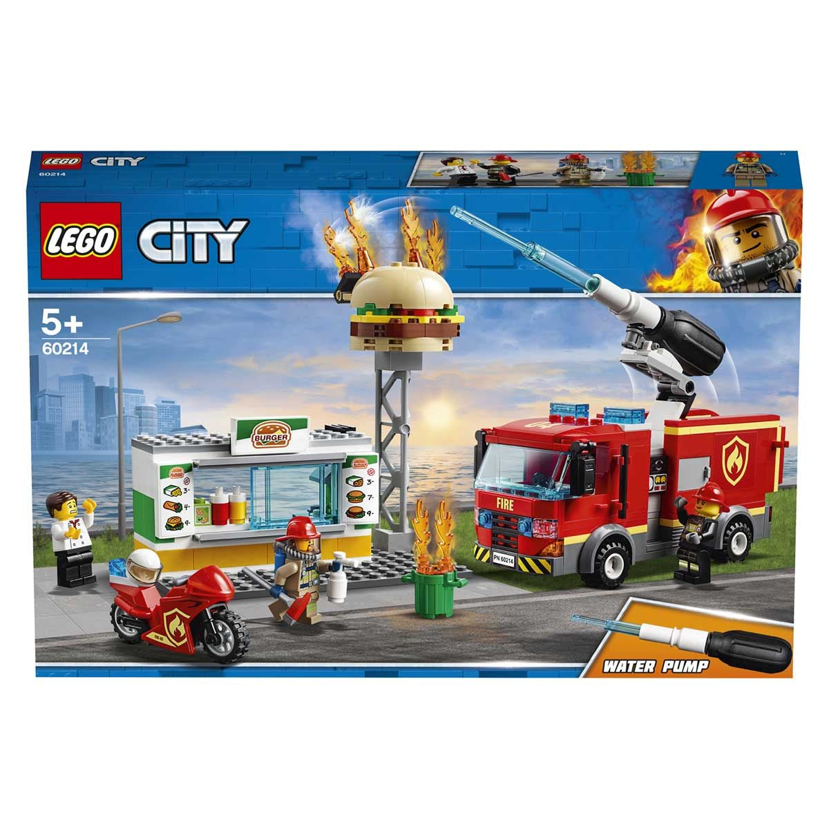 Lego City: Burger Bar Fire 60214