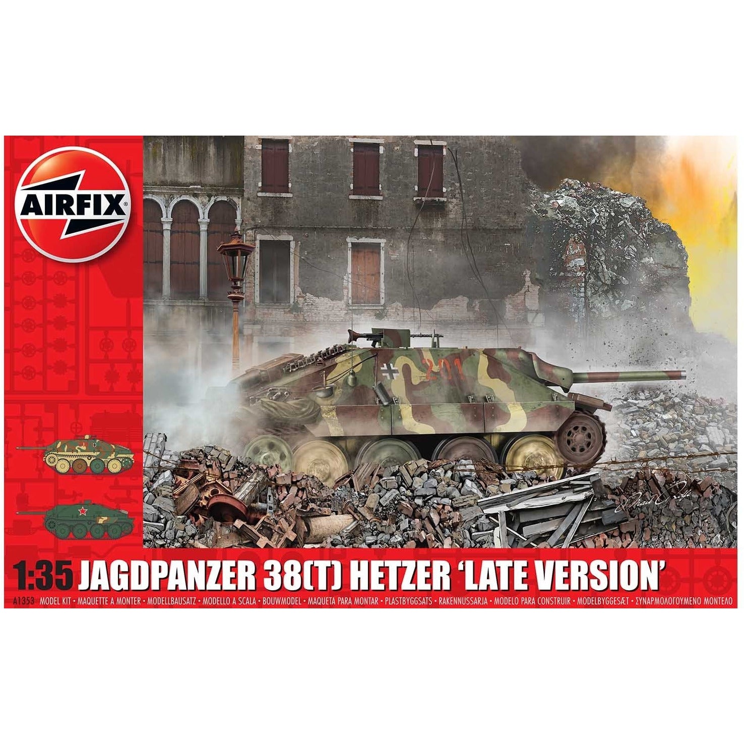 Jagdpanzer 38 (T) Hetzer "Late Version" 1/35 by Airfix