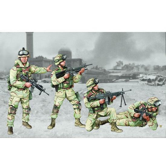 US 101st Airborne Division Crew #00410 1/35th Figure Kit by Trumpeter