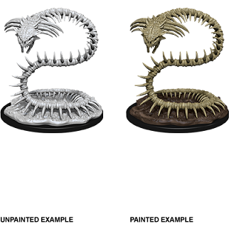 D&D Unpainted Mini - Bone Naga 90086