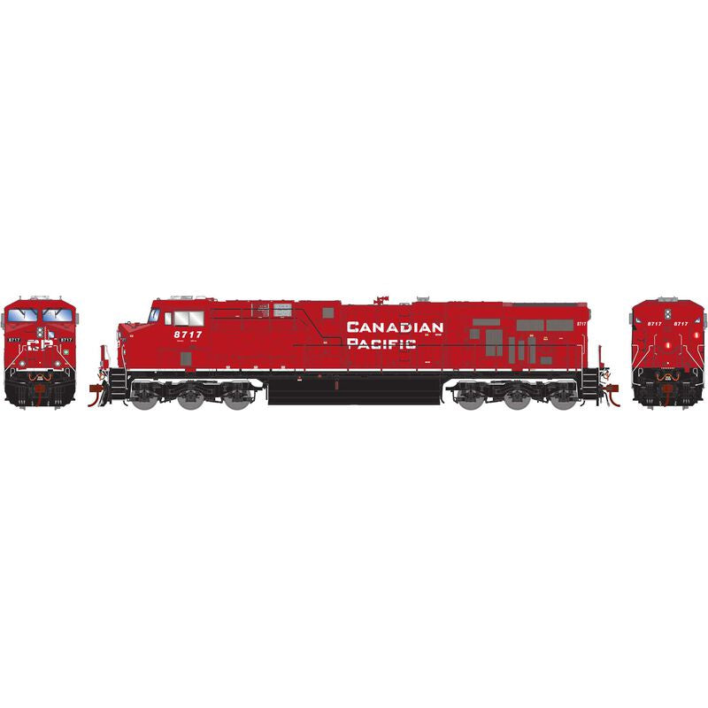 HO ES44AC CPR As Delivered #8717 Canadian Pacific Locomotive