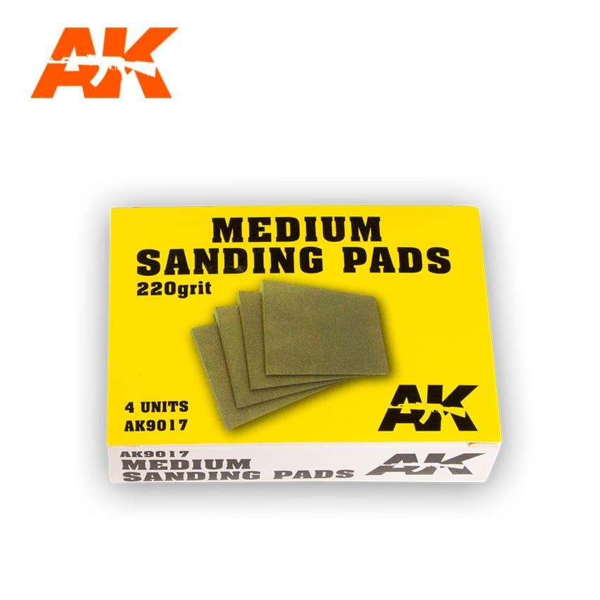 AK Interactive Sanding Pads (Medium) 220 Grit AK-9017