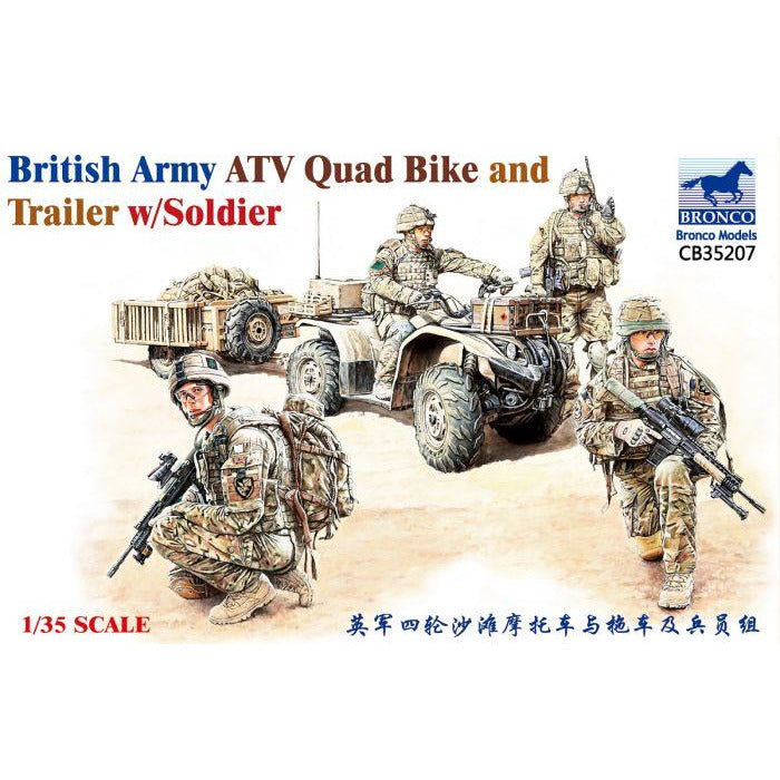 British Army ATV and Trailer 1/35 by Bronco