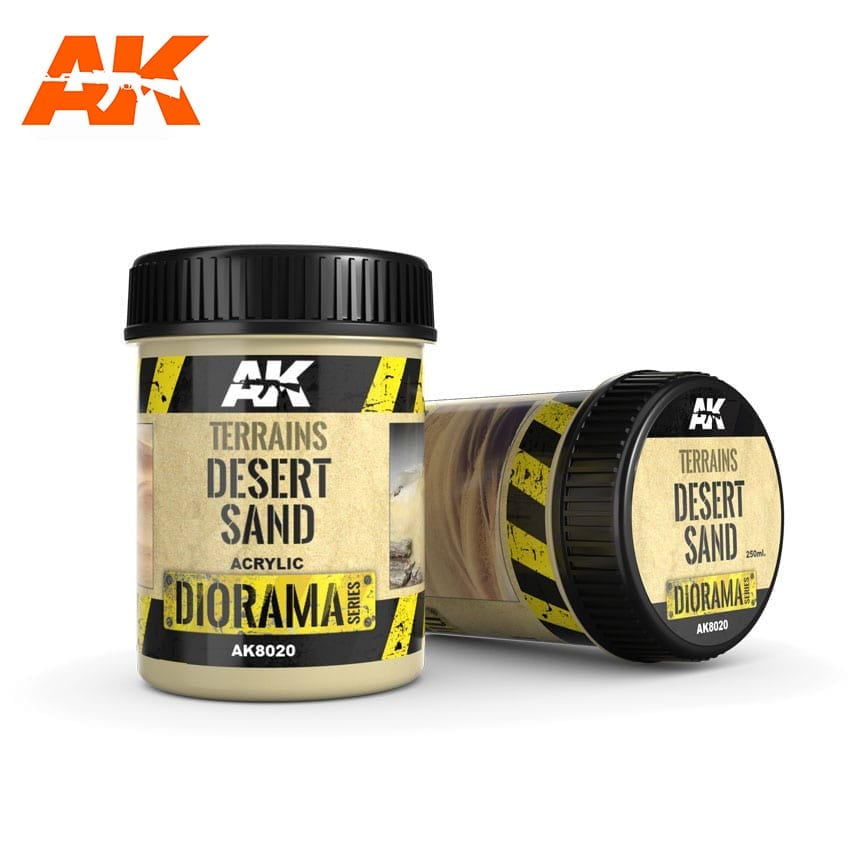 AK Interactive Terrains - Desert Sand (250ml) (Acrylic) AK-8020