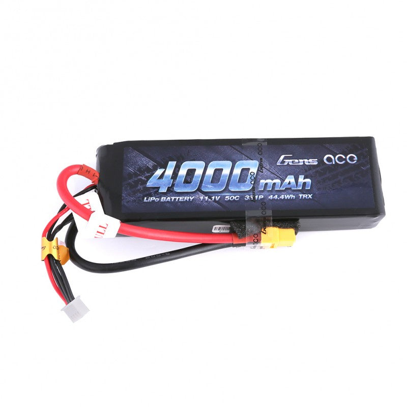 Gens Ace - 266 - 4000mAh 3S1P 11.1V 50C LiPo XT60 Plug Soft Case 139x43x25mm