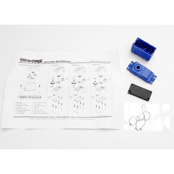 TRA2074 Traxxas Servo Case/Gaskets (for 2056 and 2075 Waterproof Servos)