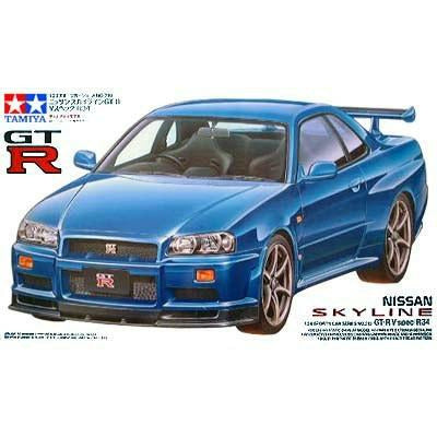 Nissan Skyline GT-R Spec R-34 1/24 Model Car Kit #24210 by Tamiya