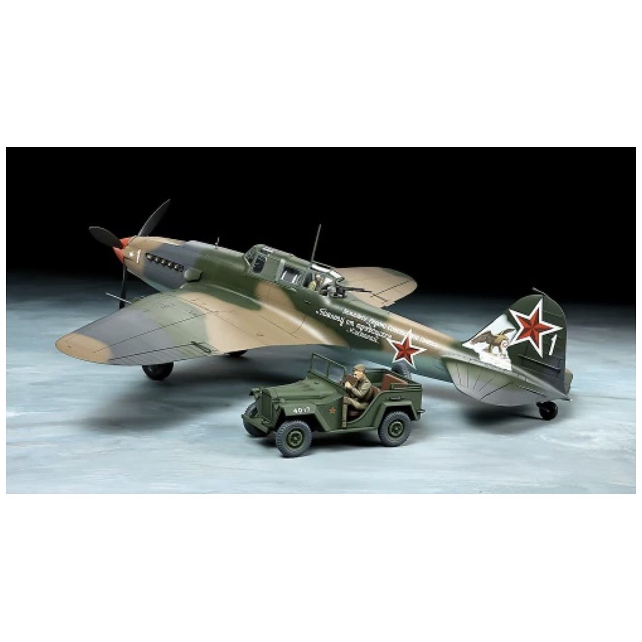 Ilyushin Il-2 Shturmovik & GAZ-67B 1/48 #25212 nby Tamiya