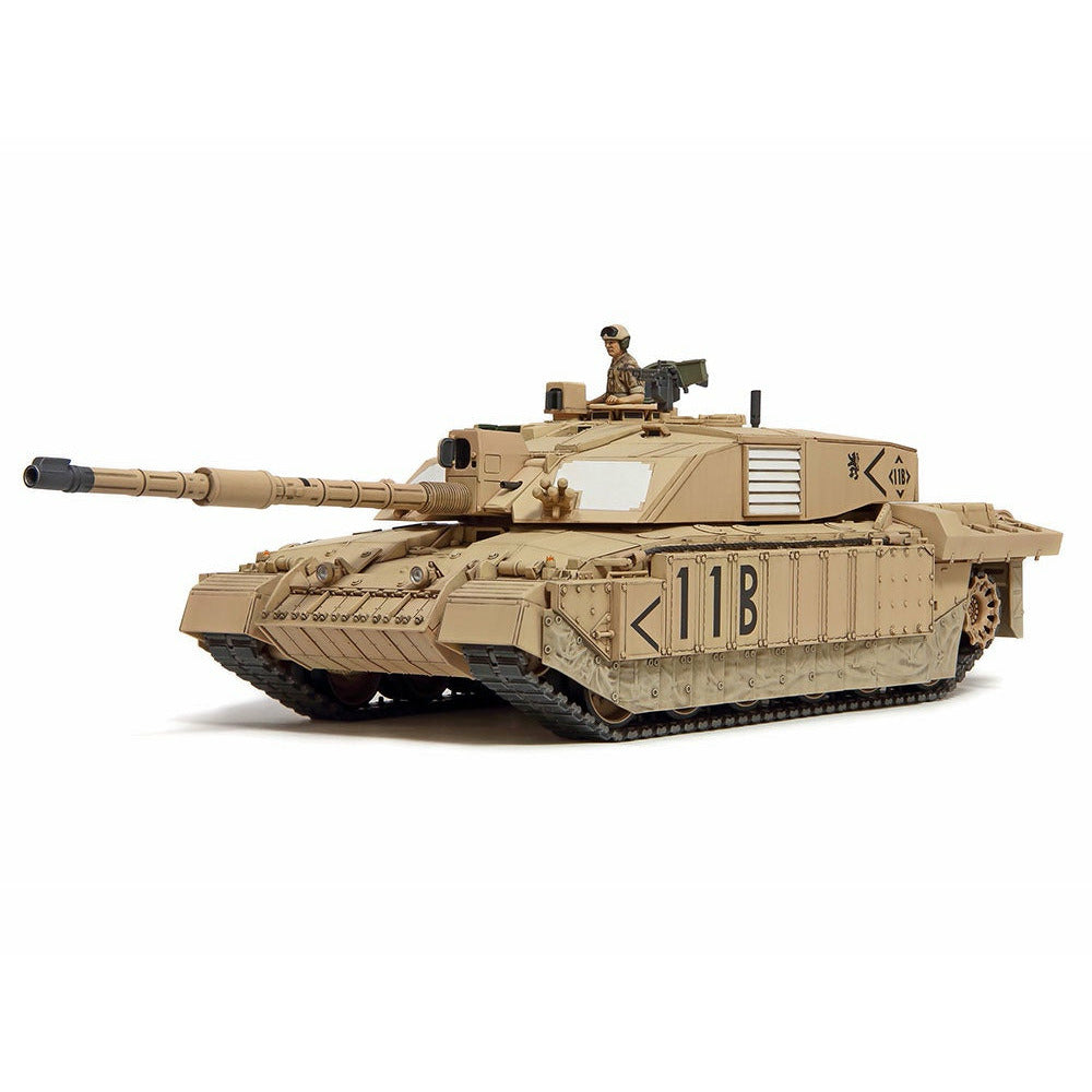 British Male Battle Tank Challenger (Desertised) 1/48 #32601 by Tamiya