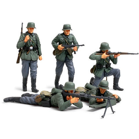 WWII German Infantry Set French Campaign #35293 1/35 Figure Kit by Tamiya