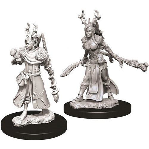 D&D Unpainted Mini - Female Human Druid 73701