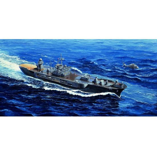 USS Blue Ridge LCC-19 2004 Amphibious Command and Control 1/700 Model Ship Kit #5717 by Trumpeter