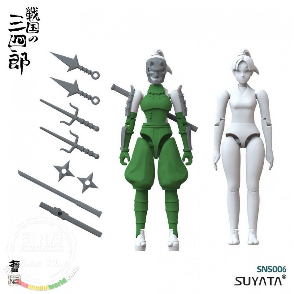 Sanshirou From the Sengoku Ninja Green Girl 1/24 #006 by Suyata