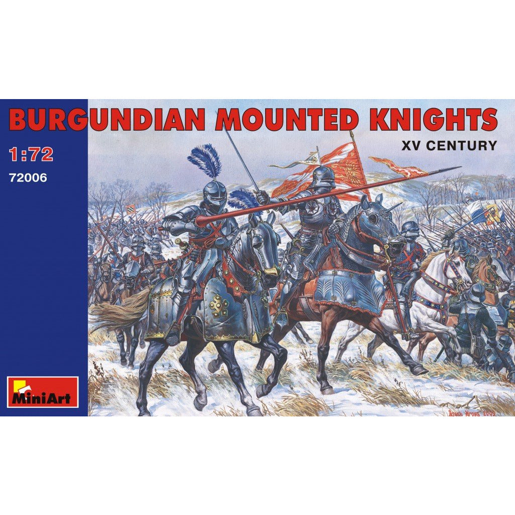 Burgundian Mounted Knights #72006 1/72 Figure Kit by MiniArt