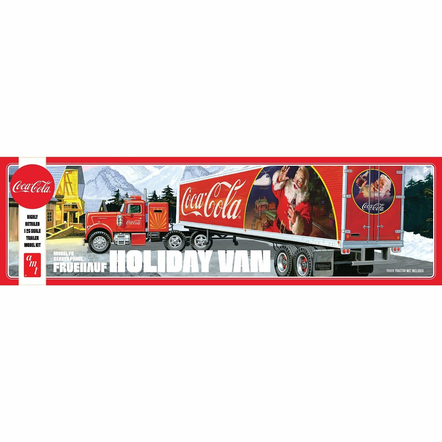 Model FB Beaded Panel Freuhauf Holiday Van 1/25 by AMT