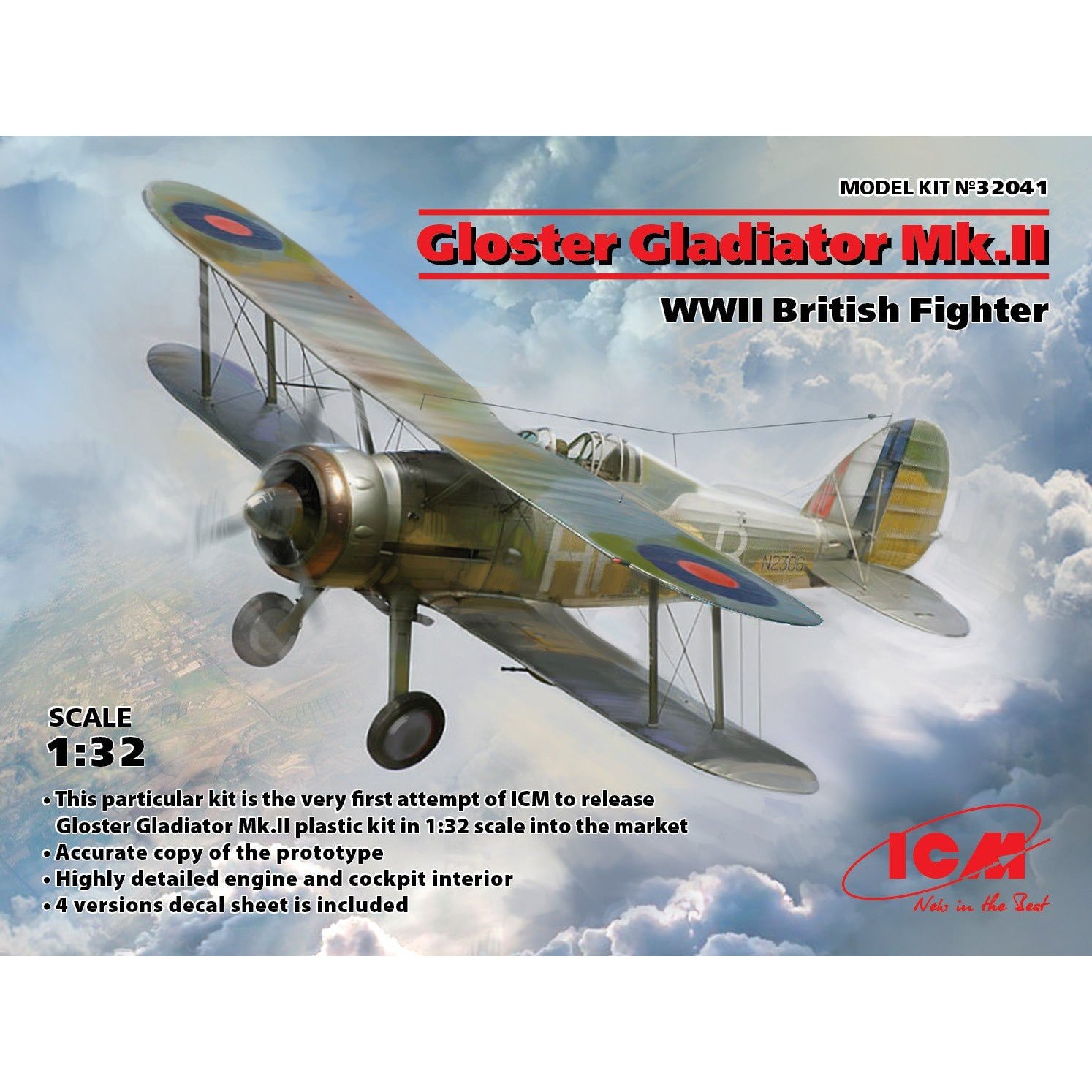 Gloster Gladiator Mk. II 1/32 by ICM