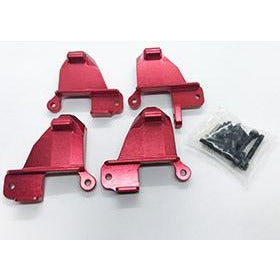 APS Aluminum Shock Mounts(4) for TRAXXAS Trail Crawler Red APS28053R