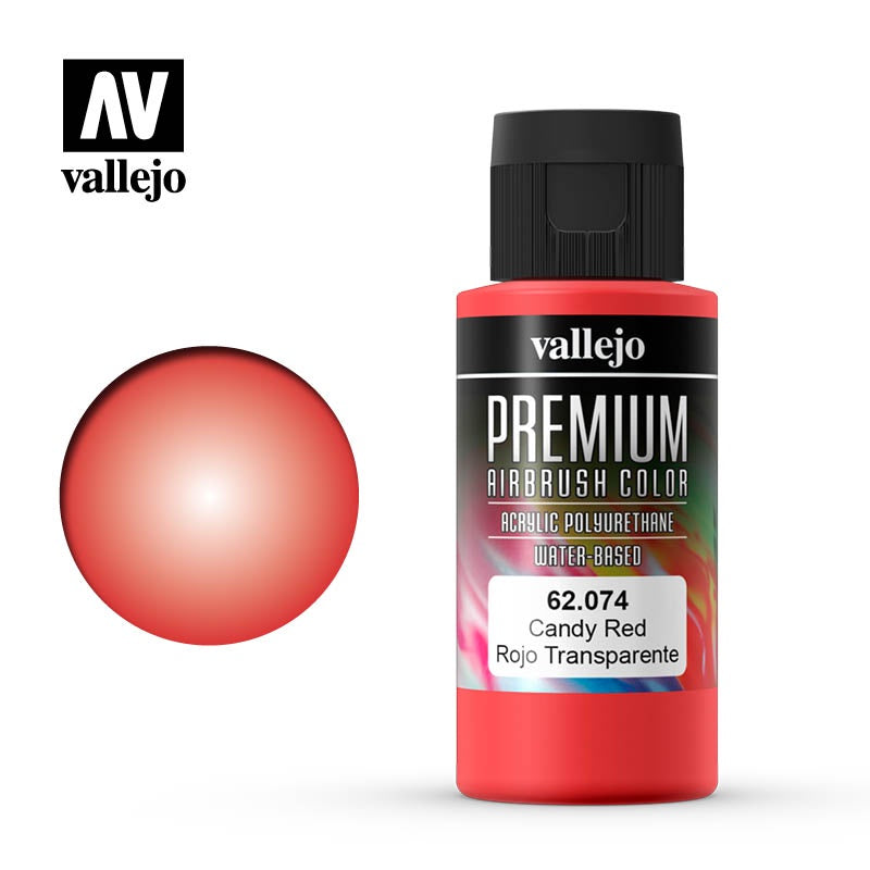 VAL62074 Premium Airbrush Colour Candy Red