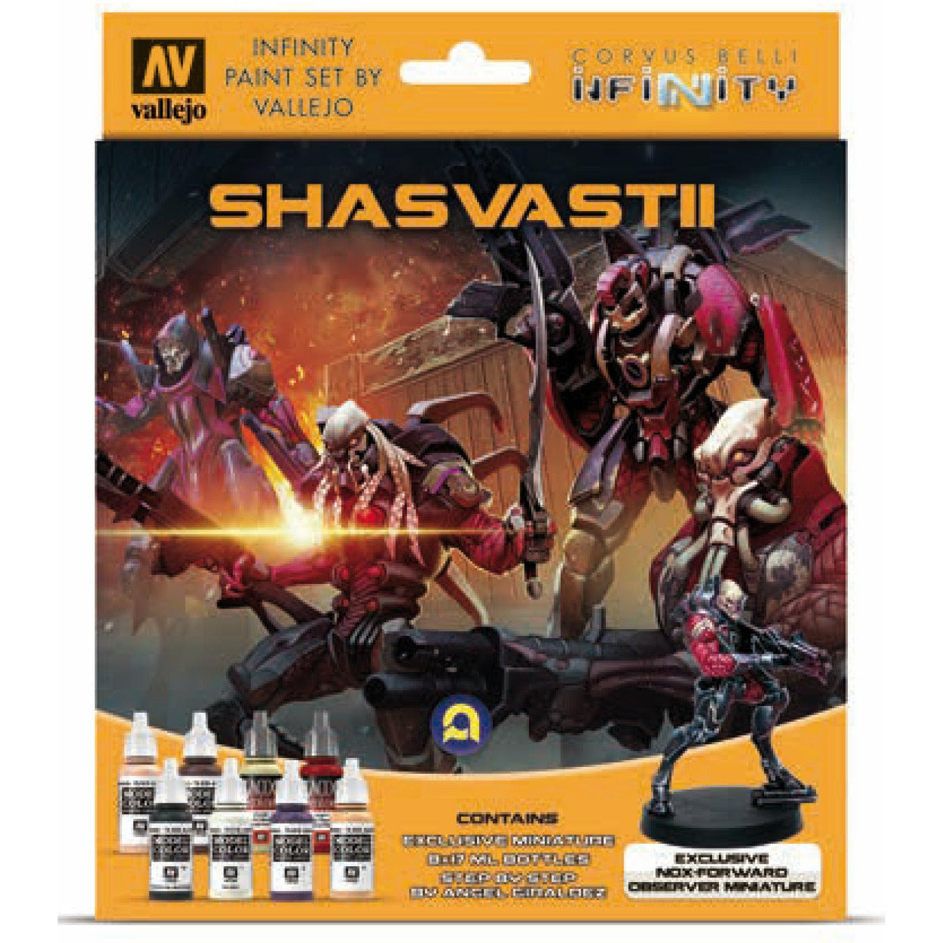 VAL70241 Infinity Shasvastii Miniature Paint Set