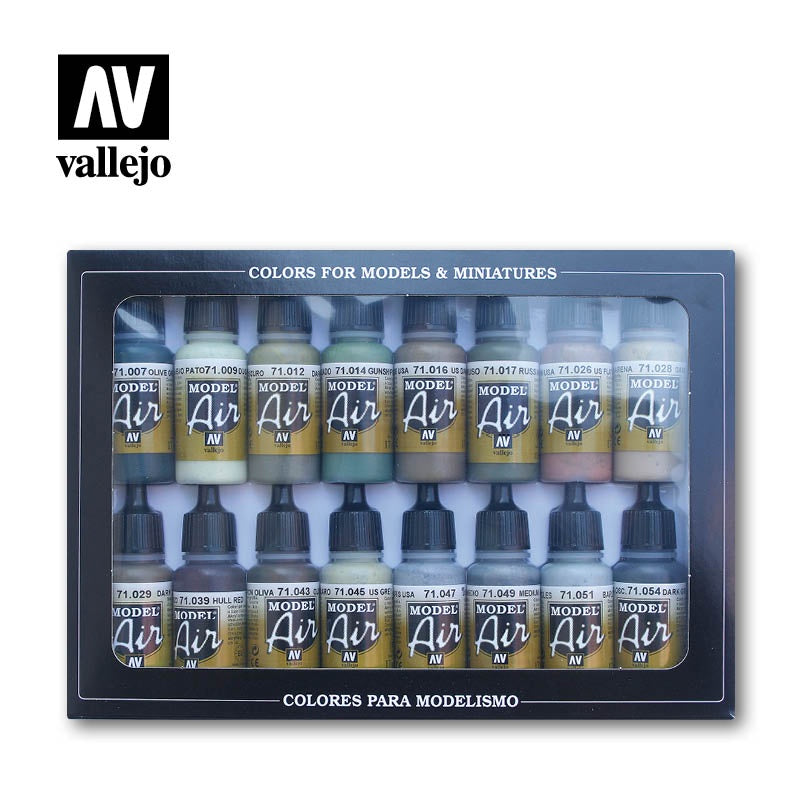 VAL71180 Allied Forces WWII Paint Set