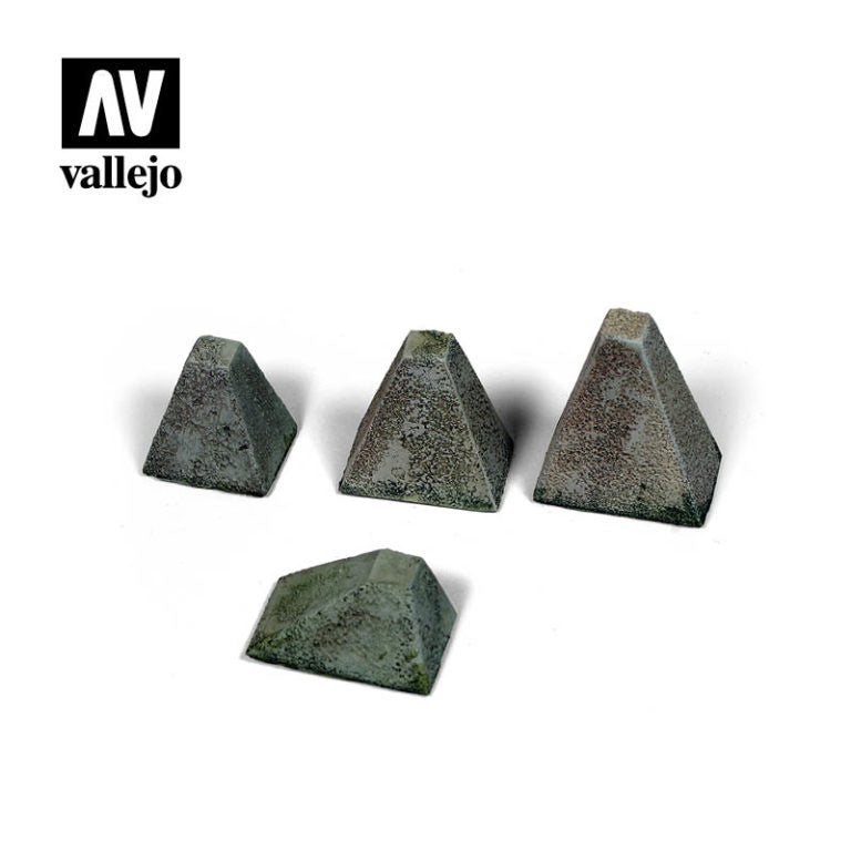 Vallejo Hockerhindernis Type 38 Anti-Tank Barrier Dragons Teeth SC218