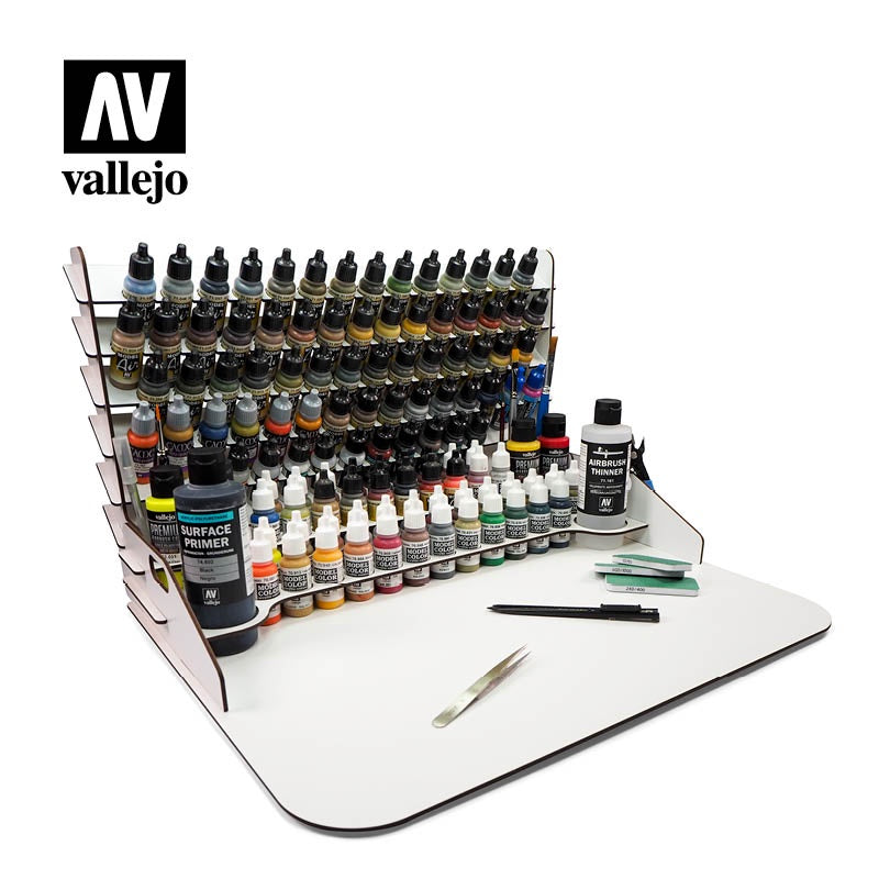 Paint Display & Work Station W/ Vertical Storage (50cm X 37cm)