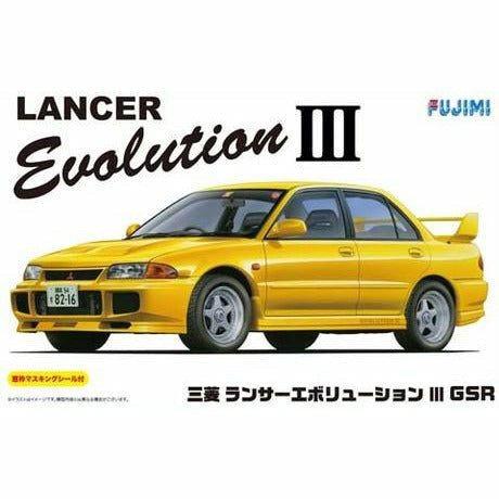 Mitsubishi Lancer Evolution IX GSRw/Window Frame Masking 1/24 Model Car Kit #039176 by Fujimi