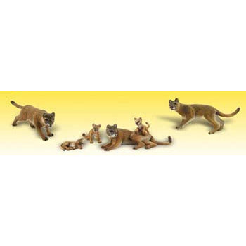 Woodland Scenics Cougars & Cubs (HO) WOO1949