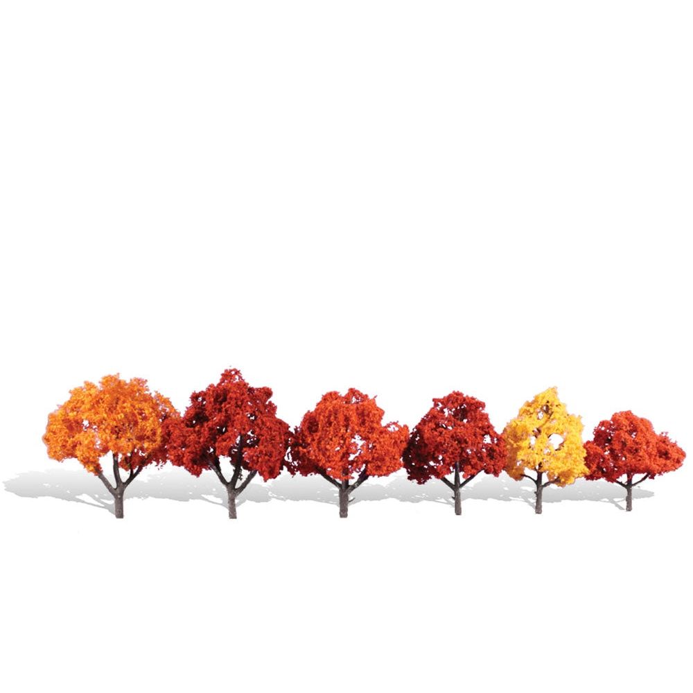 Woodland Scenics Classic Trees - Harvest Blaze 3"-5" (6 Pack) WOO3541