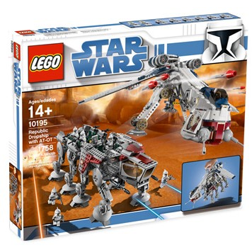 Lego Star Wars: Republic Dropship with AT-OT 10195