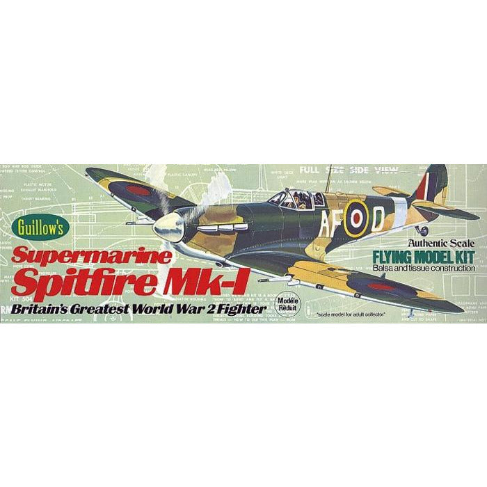 Guillows Supermarine Spitfire Mk-1 Laser Cut