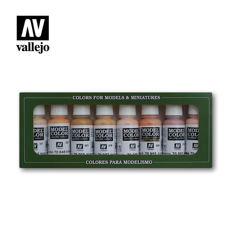 VAL70124 Face and Skintones Paint Set