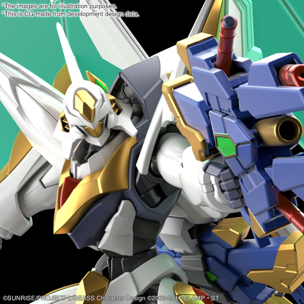 HG Lancelot Albion 1/35 from Code Geass #5063599 by Bandai