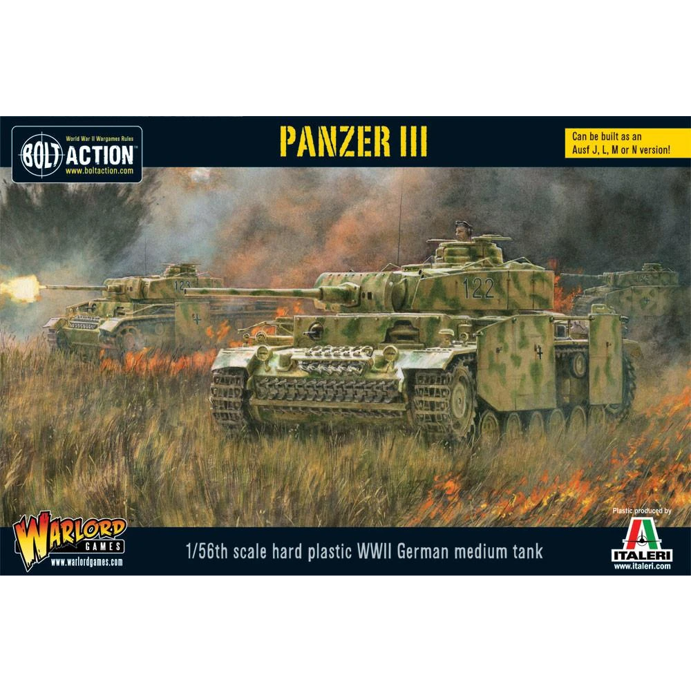 Bolt Action Panzer III 1/56 WLG-402012004 by Warlord Games