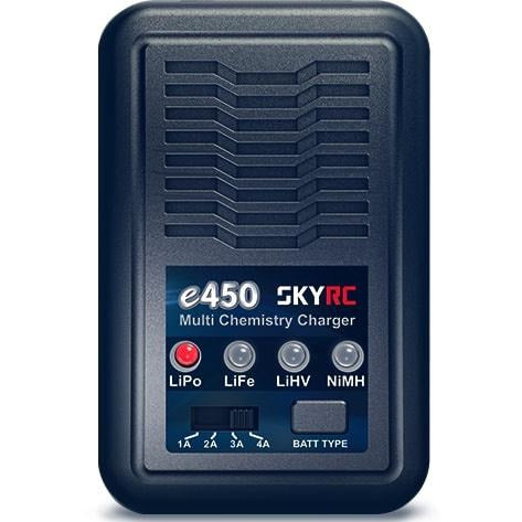 SkyRC e450 Battery Charger, AC Only, 4A, 50W SK-100122-04