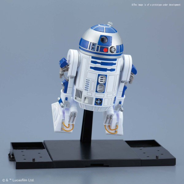 Star Wars R2-D2 (rocket booster ver) Droid 1/12 Action Figure Model Kit #5055339 by Bandai
