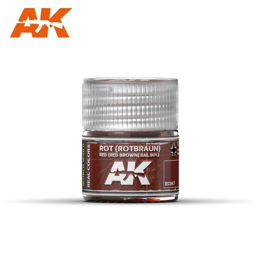 AK-RC067 Rot (Rotbraun) Red Brown RAL 8012